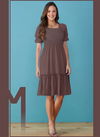 Brown Colour MAHIRA WESTERN Fancy Stylish Party Wear Imported Chiffon One Piece Designer Collection MAHIRA 06